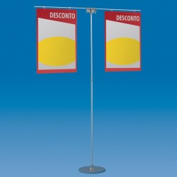 Suporte "Magnum" Duplo para Poster/Banner H1000-1900