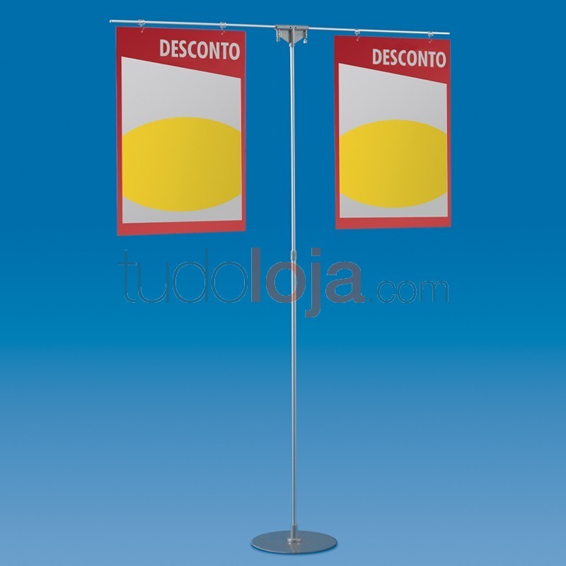 Suporte "Magnum" Duplo para Poster/Banner H1000-1900