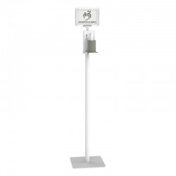 Poste com Dispensador de Álcool-Gel Manual