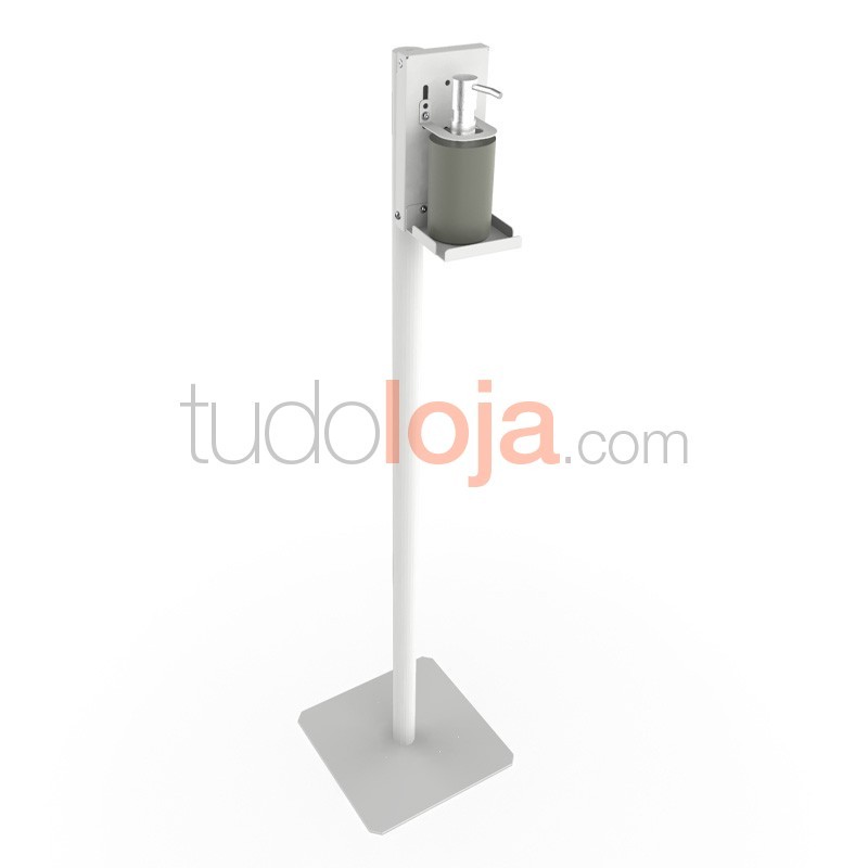Poste com Dispensador de Álcool-gel Manual