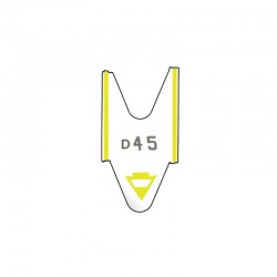 Senha Atendimento "A Sua Vez" -Amarelo