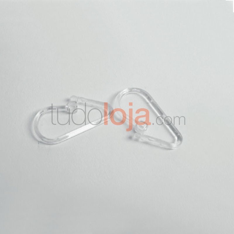 Gancho plástico com fecho