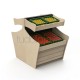 Expositor Gôndola de Fruta e Legumes FrG04 H1360xP1400xL1000