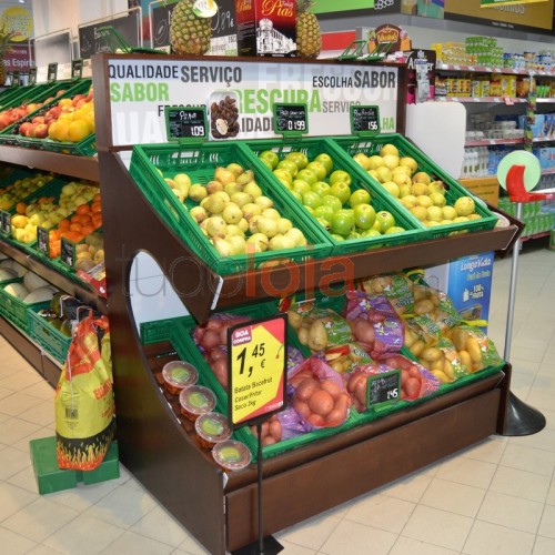 Expositor de Fruta e Legumes para Loja