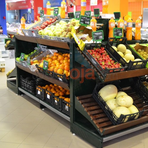 Gondola de Fruta e Legumes 010 para Supermercado