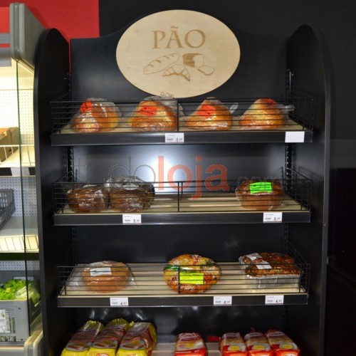 Estante de Pao para Supermercado