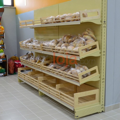 Estante de Pão para Supermercado