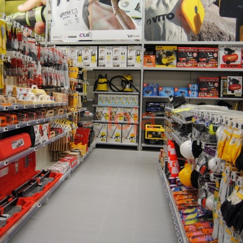 Estantes para Loja de Bricolage e Construção