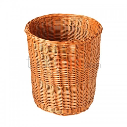 Cesto cilíndrico de vime