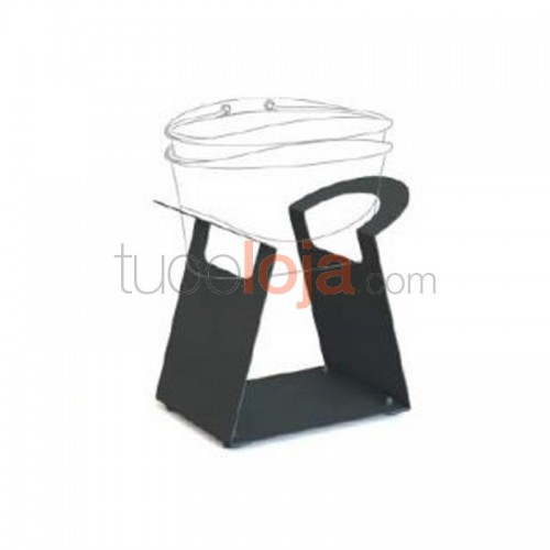 Suporte para empilhar cestas de compras