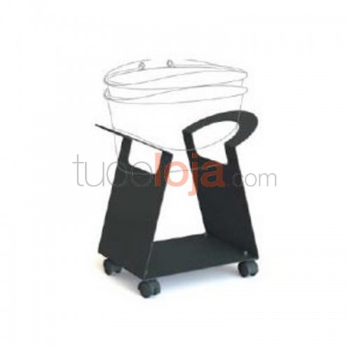 Suporte para empilhar cestas de compras