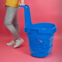 Cesto de compras com 4 rodas