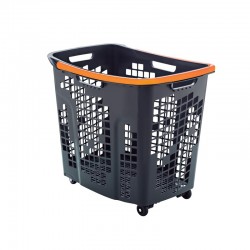 Cesto de compras com 4 rodas