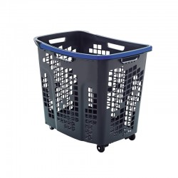 Cesto de compras com 4 rodas