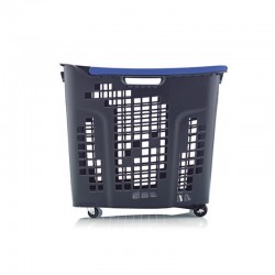 Cesto de compras com 4 rodas