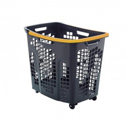 Cesto de compras com 4 rodas