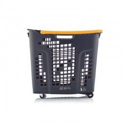 Cesto de compras com 4 rodas