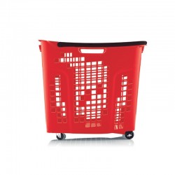 Cesto de compras com 4 rodas