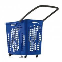 Cesto de compras com 4 rodas