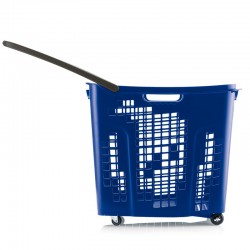 Cesto de compras com 4 rodas