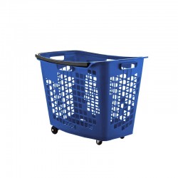 Cesto de compras com 4 rodas