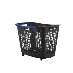 Cesto de compras com 4 rodas