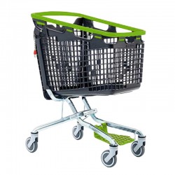 Carro de compras 360º sem porta-bebe - 160L