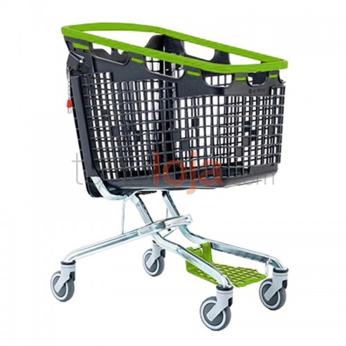 Carro de compras 360º sem porta-bebe - 160L
