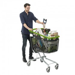 Carro de compras 360º sem porta-bebe - 160L