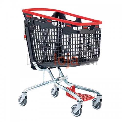 Carro de compras 360º sem porta-bebe - 160L
