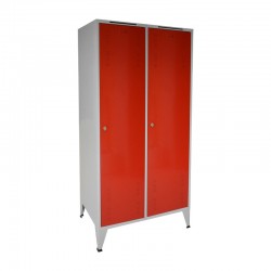 Vestiário Duplo para Bombeiros com 2 Cacifos 2080x550x1000