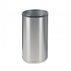 Papeleira redonda com aro inox - 23L