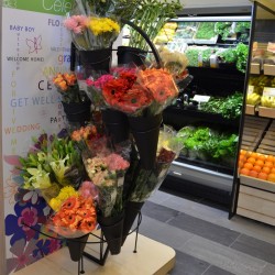 expositor de flores para loja