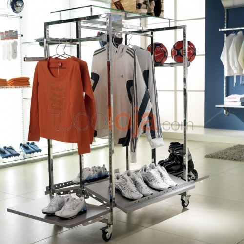Estante central para Loja de Roupa