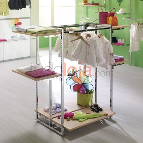 Estante para Centros de Lojas de Roupa
