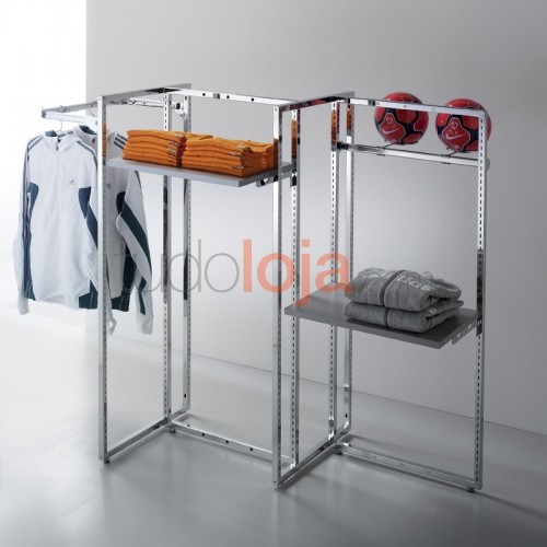 Estante para Centros de Lojas de Roupa