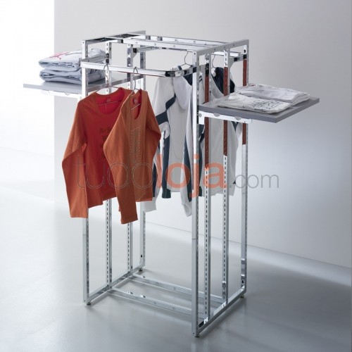 Estante para Centros de Lojas de Roupa