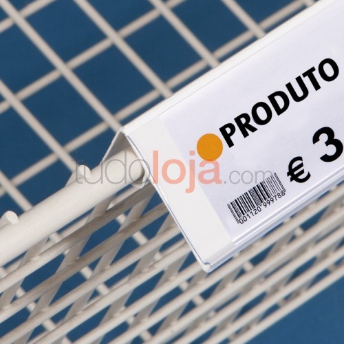 Perfil porta-preço para Arames