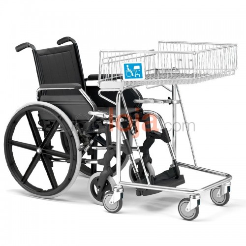 Carro de compras para Pessoas com mobilidade reduzida