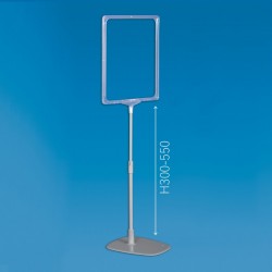 Poster Stand (Pé de Galo) H300-550 para  Folhetos Lojas e Supermercados