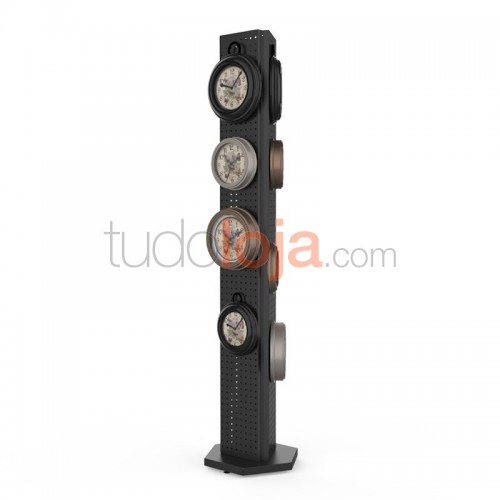 Expositor Perfurado Triplo 1700x400 para centro de Lojas