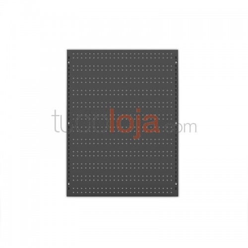 Painel perfurado 900x665 para fixar na parede - Preto
