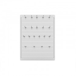 Painel perfurado para fixar na parede