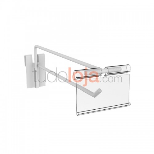 Gancho com Etiqueta Preço 2500xØ4,8 para Painel de Rede