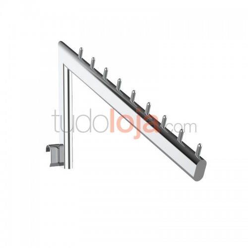 Gancho Inclinado Superior para Tubo Oval