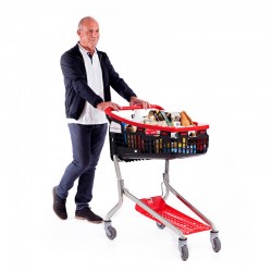 Carrinho de Compras 360º - 75L