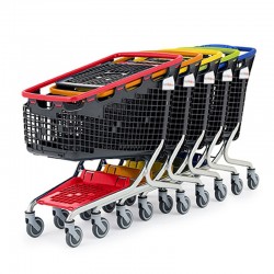 Carrinho de compras com porta-bebe - 200L