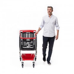 Carrinho de compras com porta-bebe - 200L