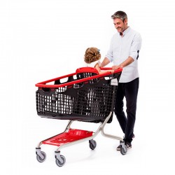 Carrinho de compras com porta-bebe - 200L