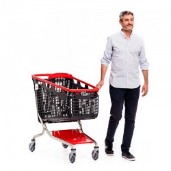 Carrinho de compras com porta-bebe - 200L